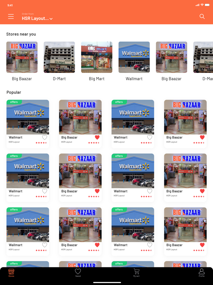 Multi Store Grocery User