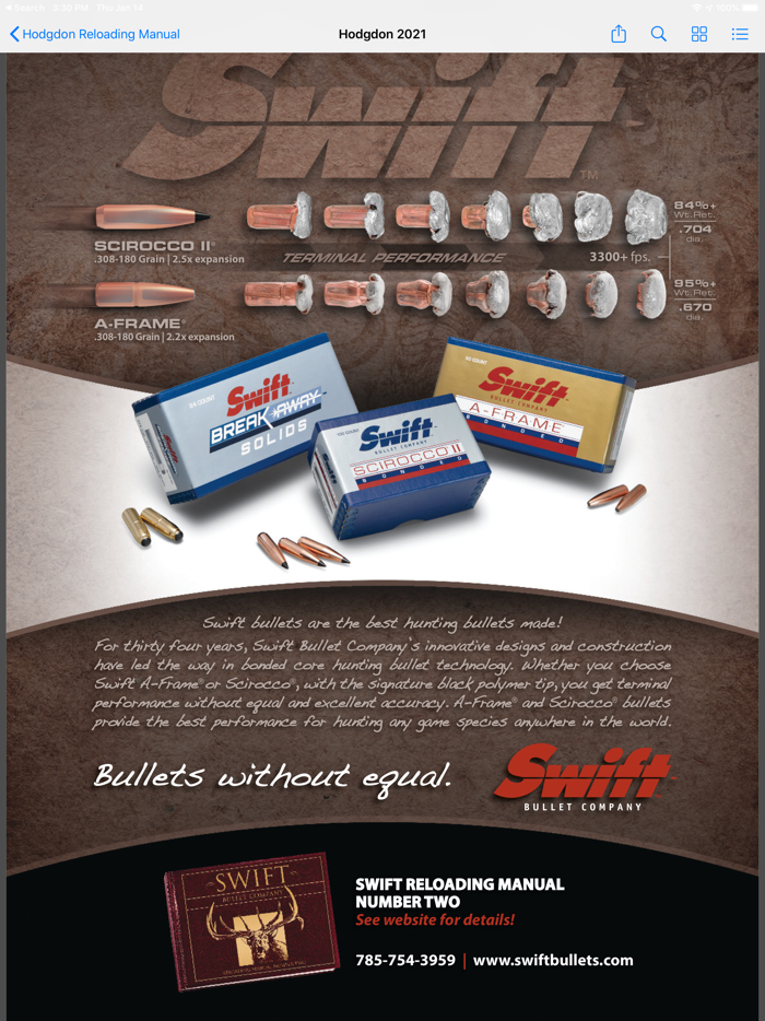 Hodgdon Reloading Manual