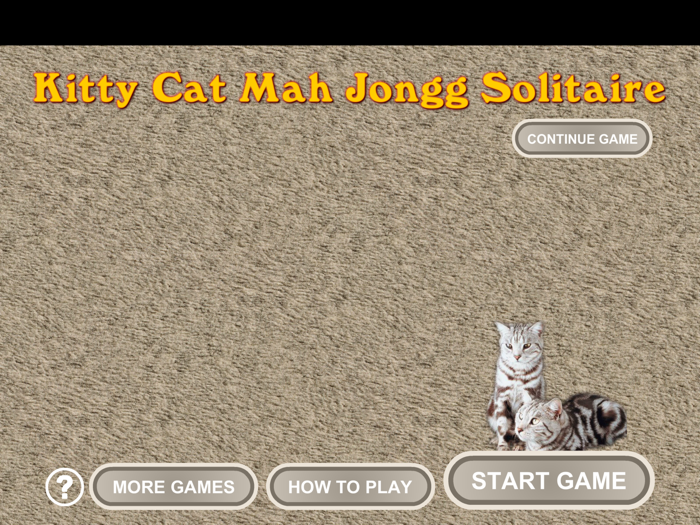 Kitty Cat Mah Jongg Solitaire