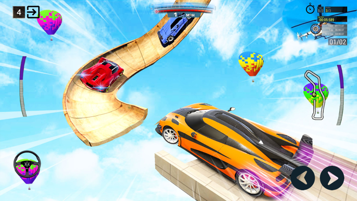 Mega Ramp Car Racing Stunts