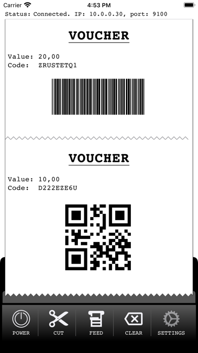 virtual thermal printer