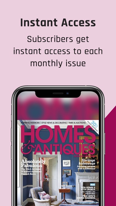 Homes & Antiques Magazine Screenshot