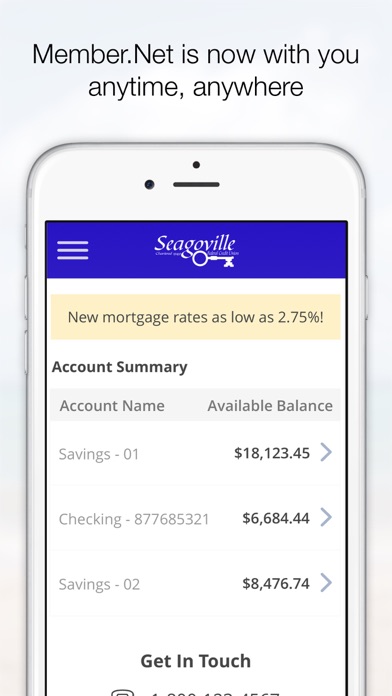 SFCU Member.Net Screenshot