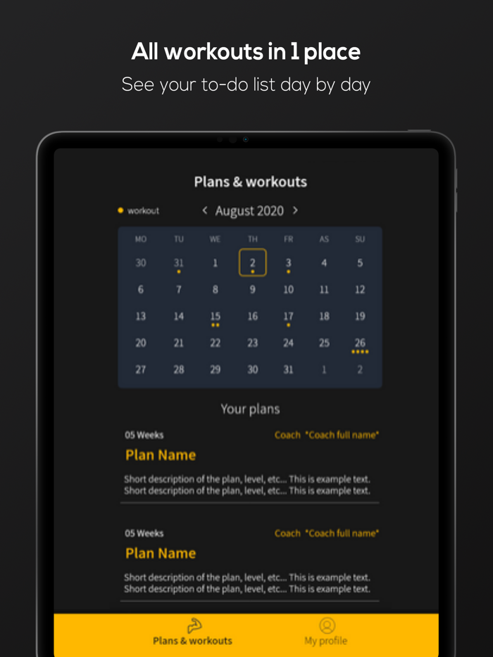 WORKOUTS by Muscle and Motion