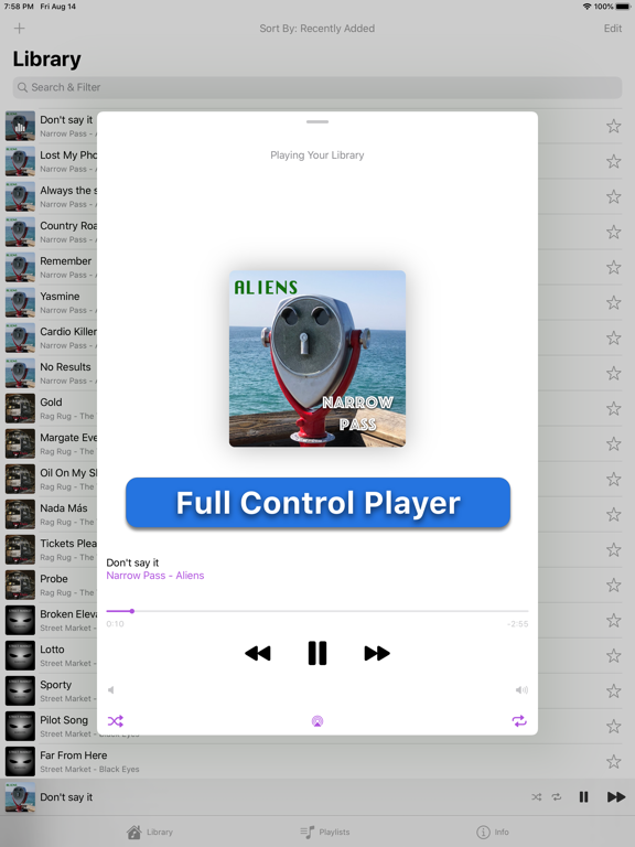 Palm Music Playerのおすすめ画像1