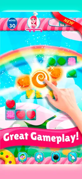 Game screenshot Sweet Sugar Blast Match 3 mod apk