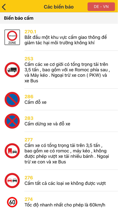 Viet Führerschein Screenshot