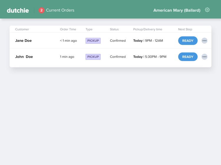 Dutchie Order Terminal