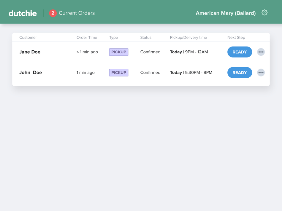#2. Dutchie Order Terminal (iOS) Av: Courier Plus Inc.