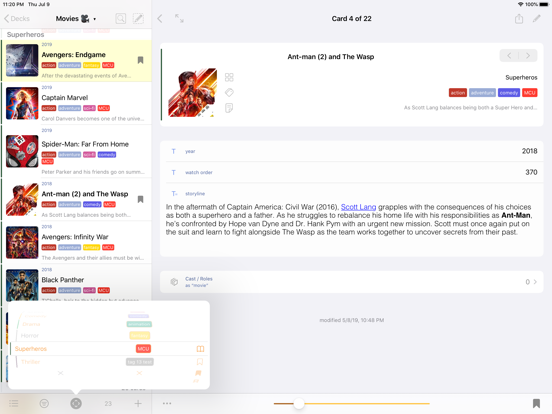 Screenshot #5 pour Kase: Your Personal Database