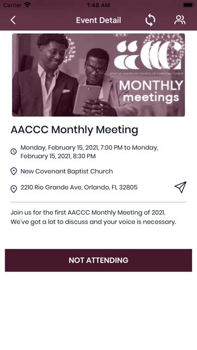 AACCC Central Florida Screenshot