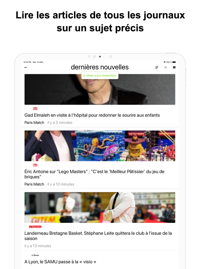 Journaux Français - Actualités