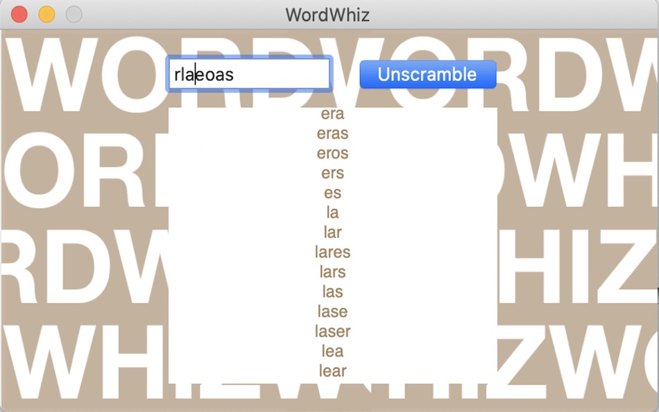 WordWhizLite - 1.0 - (macOS)