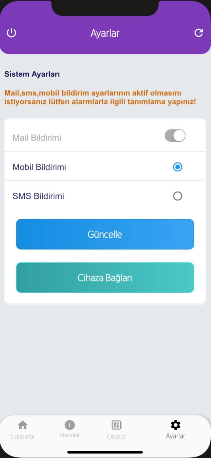 Kepmark Isı Nem Takip Sistemi