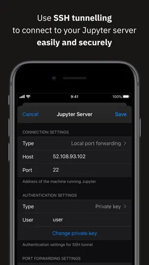 Скриншот Juno Connect: Jupyter Client на iPhone 3