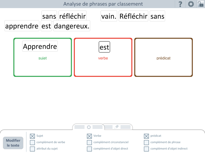 École  Analyse grammaticale 2