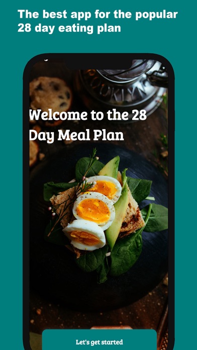 28 Day Eating Plan Screenshot