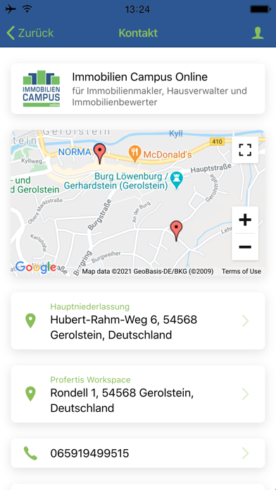 Immobilien Campus Online Screenshot