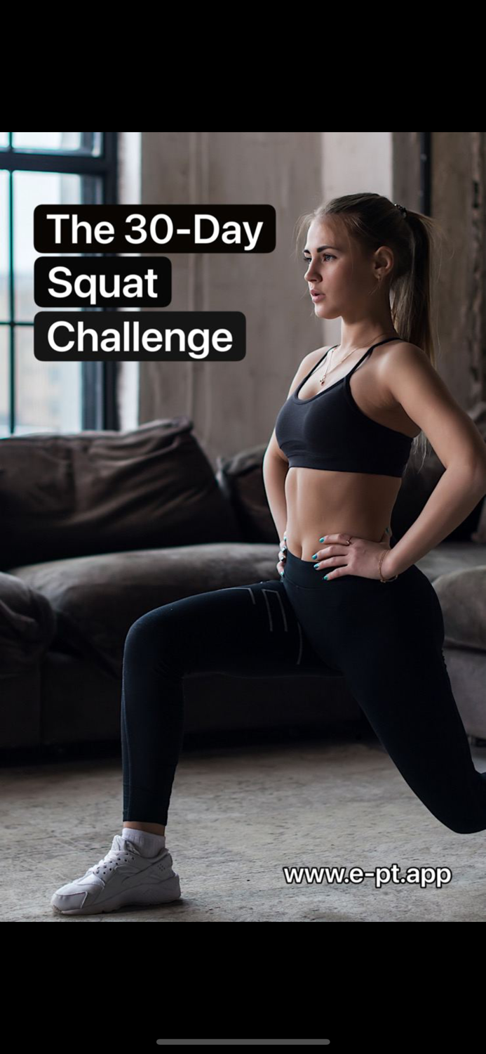 The 30-Day Squat Challenge