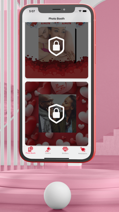 EPIC AMOR - VALENTINE iPhone screenshot 6 - Stickers app