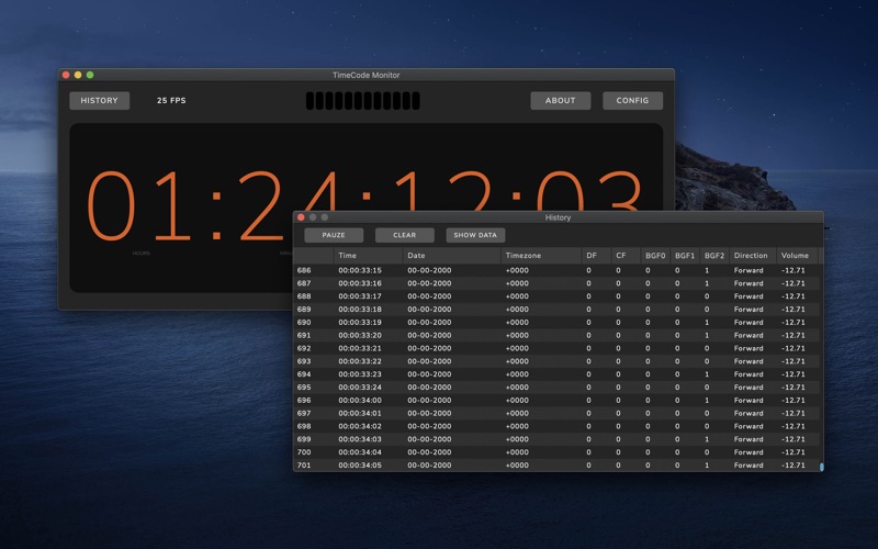 Screenshot #3 pour TimeCode Monitor