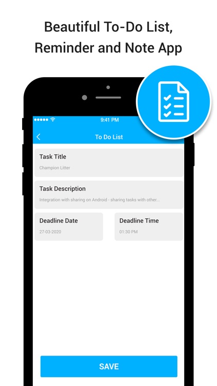 To Do List : Notes & Reminders