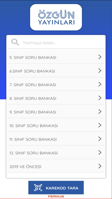 Özgün Yayınları Karekod Screenshot