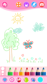 Kideo: Beauty Colouring Book screenshot