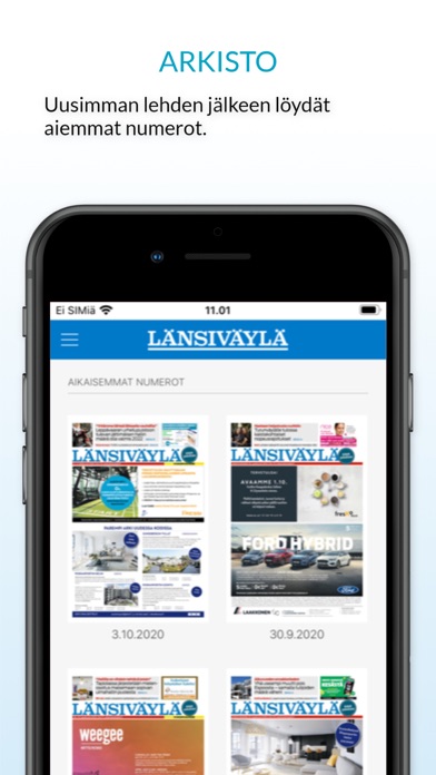 Länsiväylä, päivän lehti Screenshot