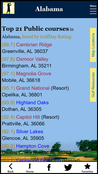 Screenshot #3 pour GolfDay Alabama