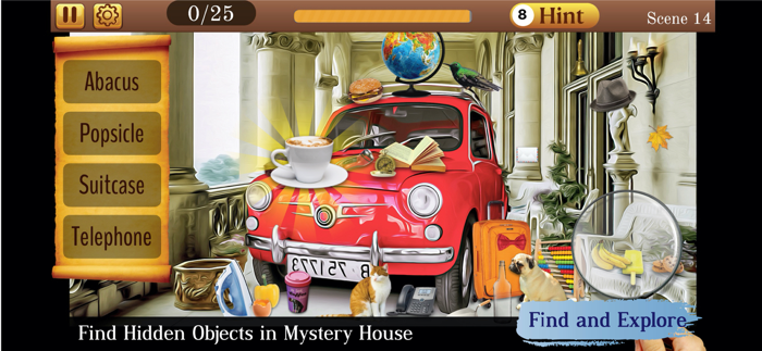 Hidden Objects House Mystery