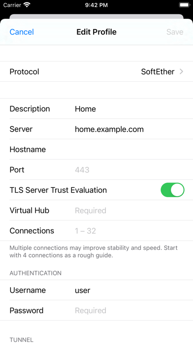 SSTP Connect screenshot 3
