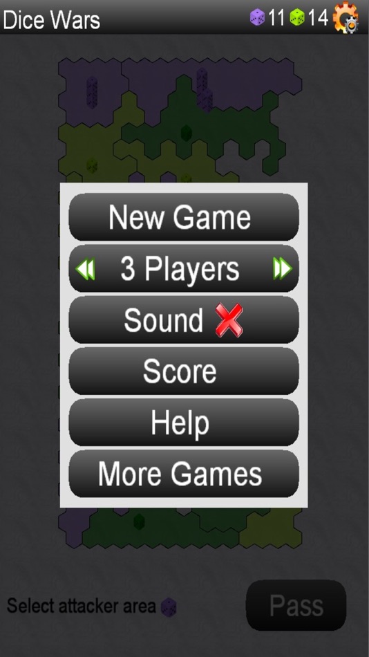 #4. Dice Wars Lite (iOS) 由: GASP Mobile Games Inc