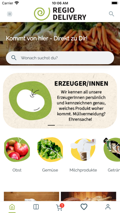 Regio-Delivery Screenshot