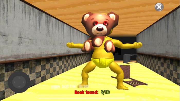 Scary Teddy in Yellow House