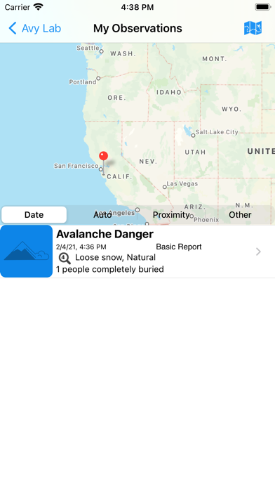 Avalanche Lab Screenshot