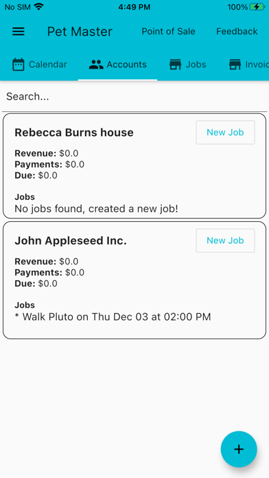 Pet Master Business Manager Screenshot