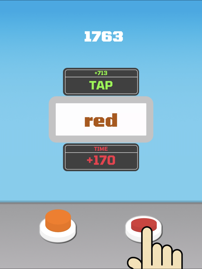 Tap Off - Reverse Stroop Test