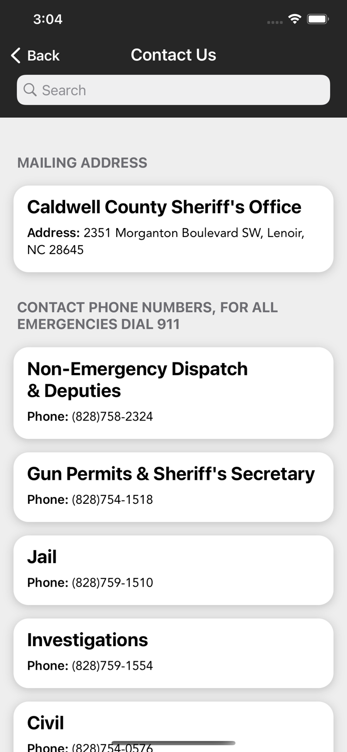 Caldwell County Sheriff NC