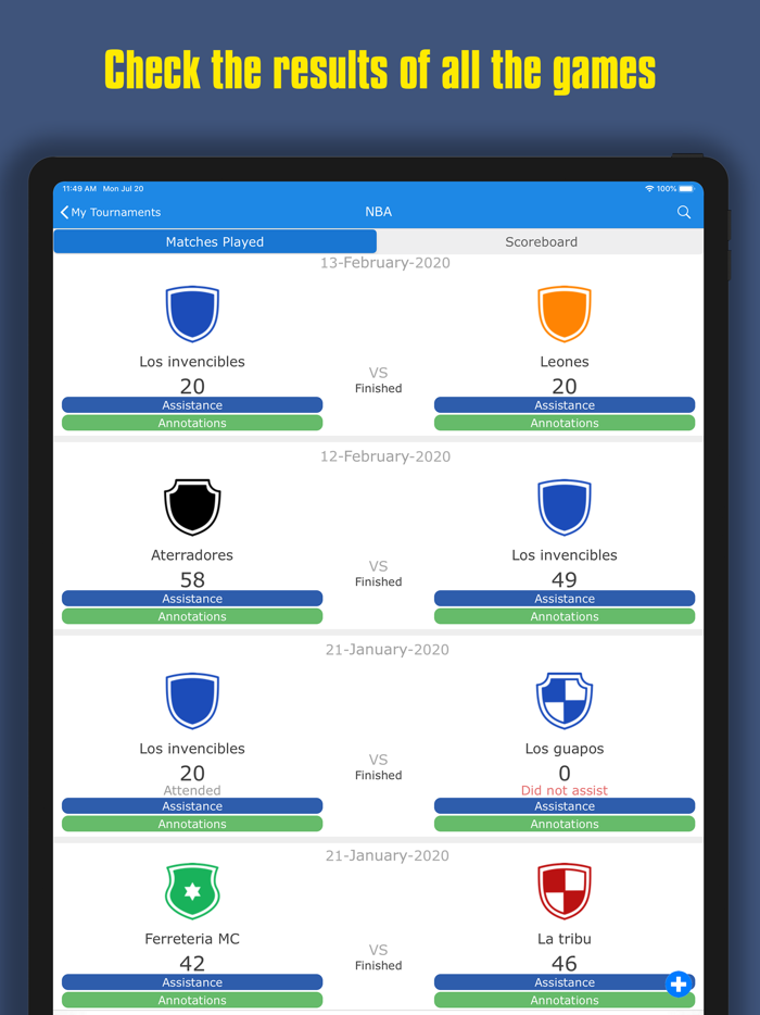 My Tournaments Manager