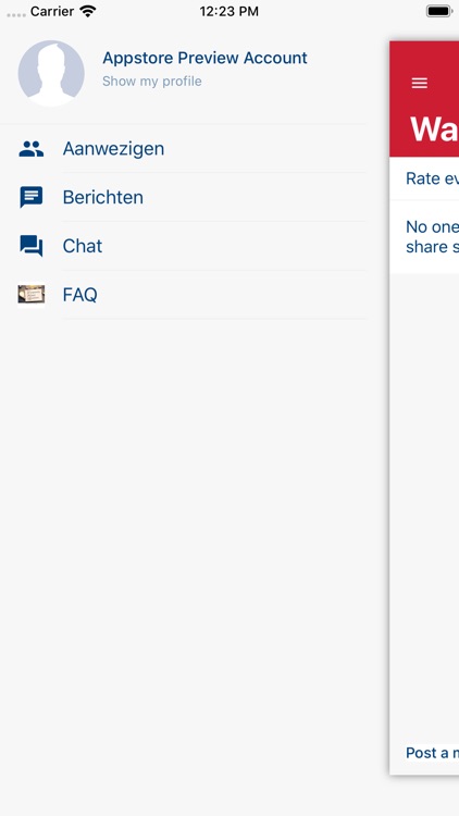 HRBS events app screenshot-3