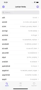 Latvian Verbs screenshot #1 for iPhone