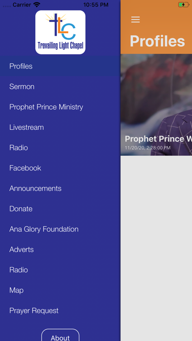 Travailing Light Chapel Screenshot 2 - AppWisp.com Travailing Light Chapel Screenshot 2 - AppWisp.com