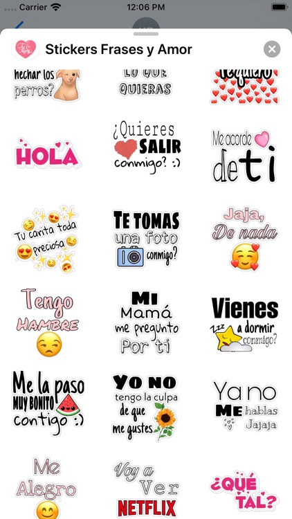 Stickers Frases Y Amor By Faissal Frith