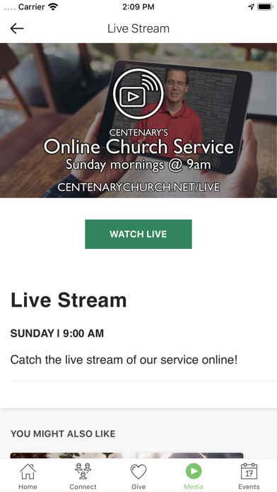 Centenary Church Modesto Screenshot