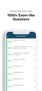 Registered Dietitian Exam 2020 screenshot #1 for iPhone