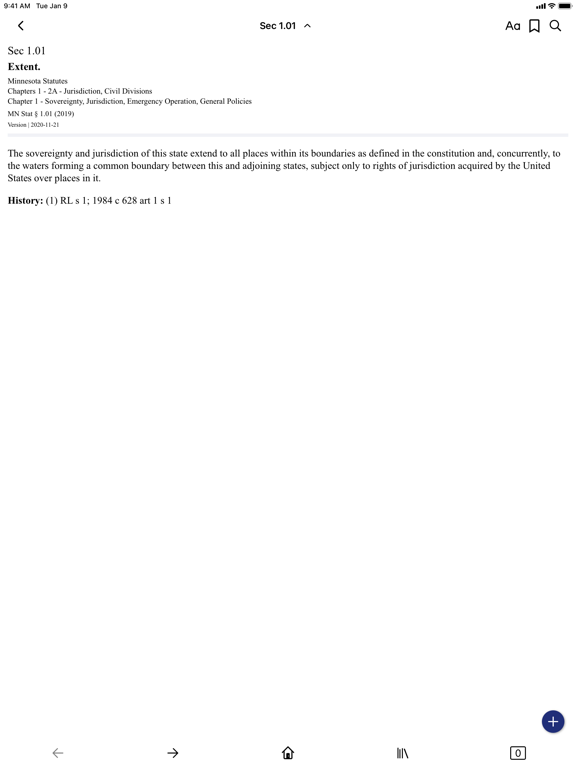 Screenshot #5 pour Minnesota Statutes PocketLaw