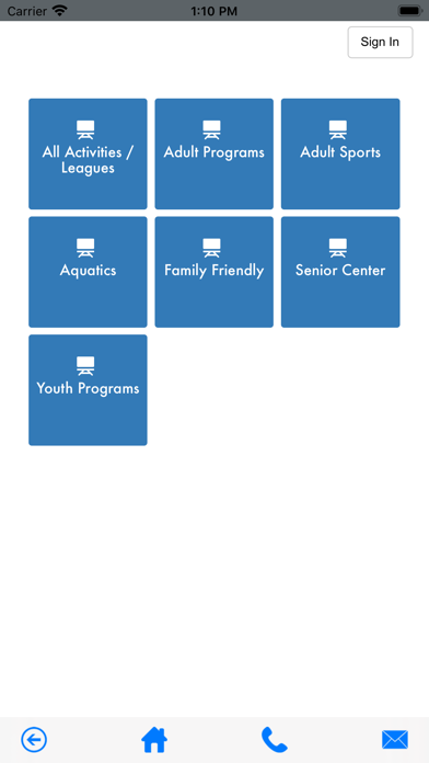Greenfield Parks & Recreation Screenshot