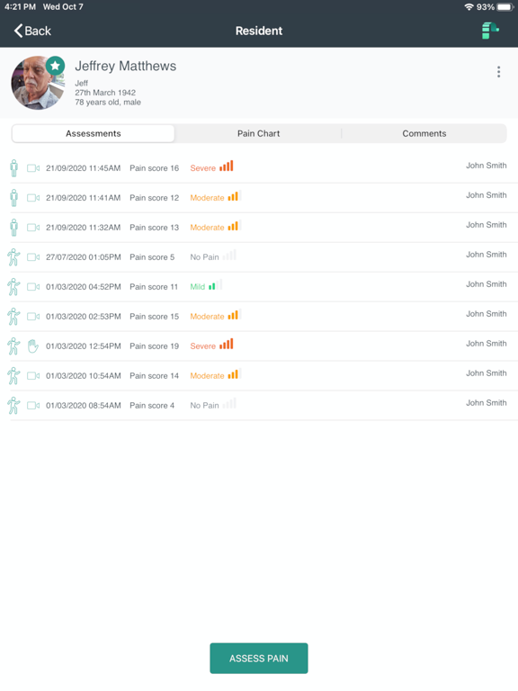 Screenshot #6 pour PainChek Enterprise
