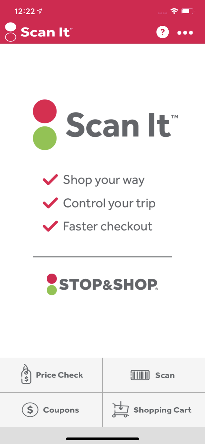 Stop and Shop SCAN IT Mobile